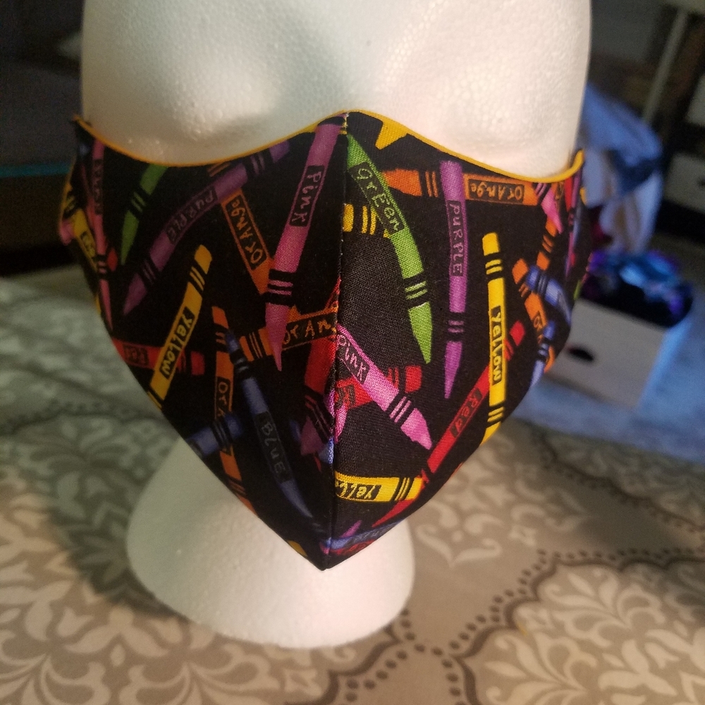 Crayons protective mask